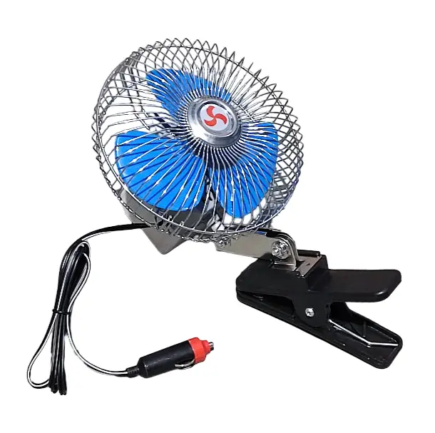 Fan with clamp, 12V