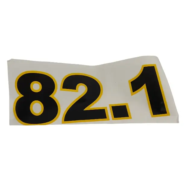 Sticker "82.1" 150x70 mm