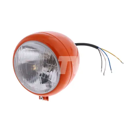 Headlight round L-h