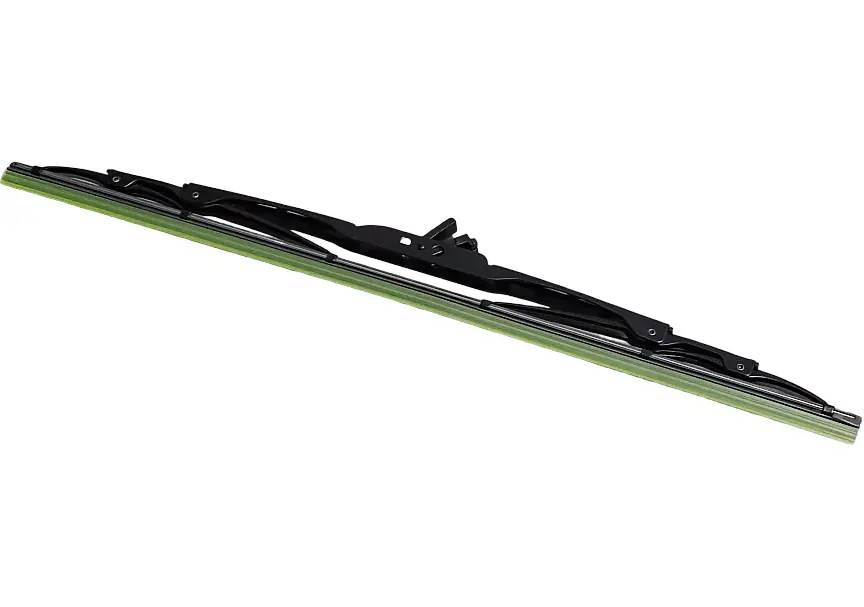 Windshield wiper with a leg