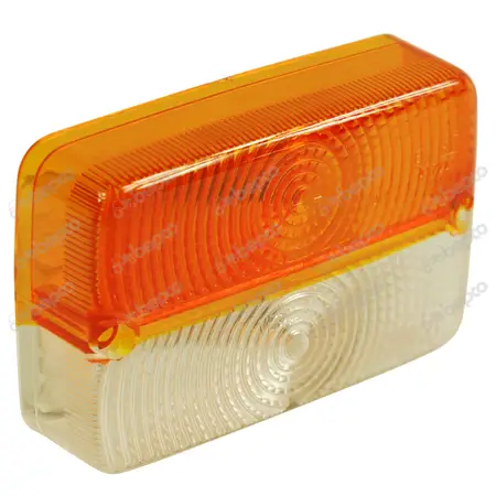 Headlight glass 114x74x30 mm