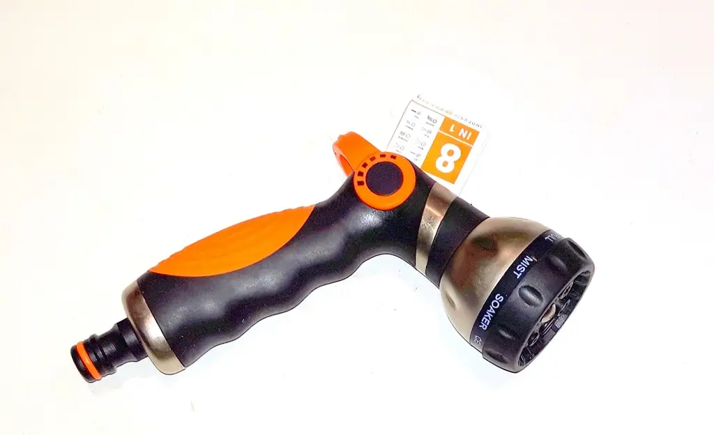Spray gun 8 functions, metal.