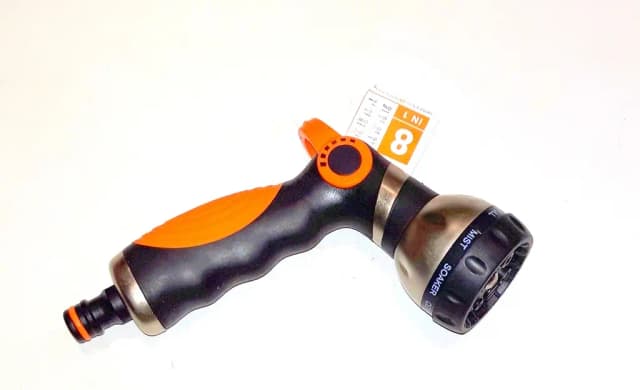 Spray gun 8 functions, metal.