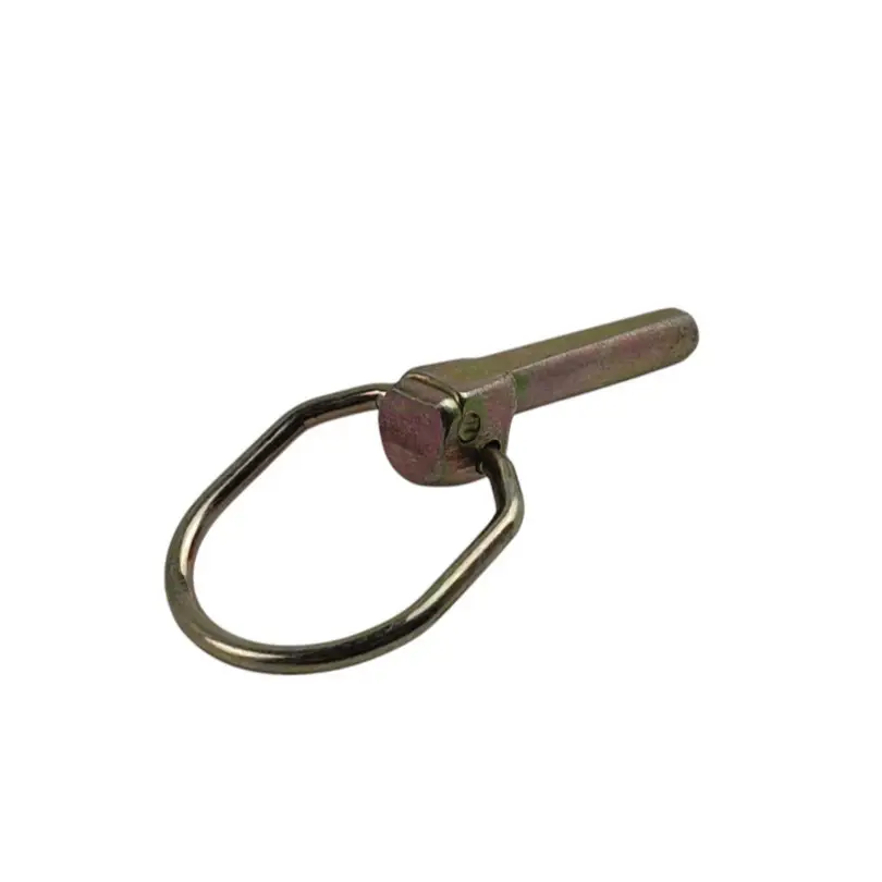 Cotter pin with locking ring
