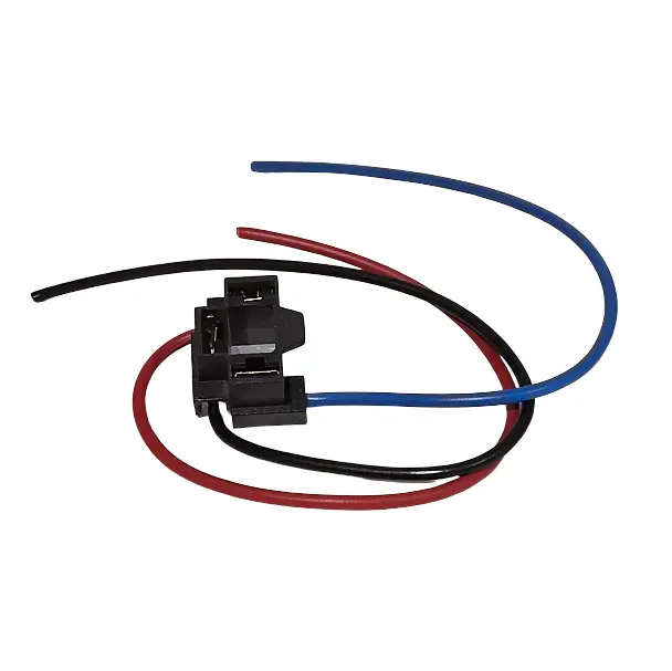 Bulb socket with wires
