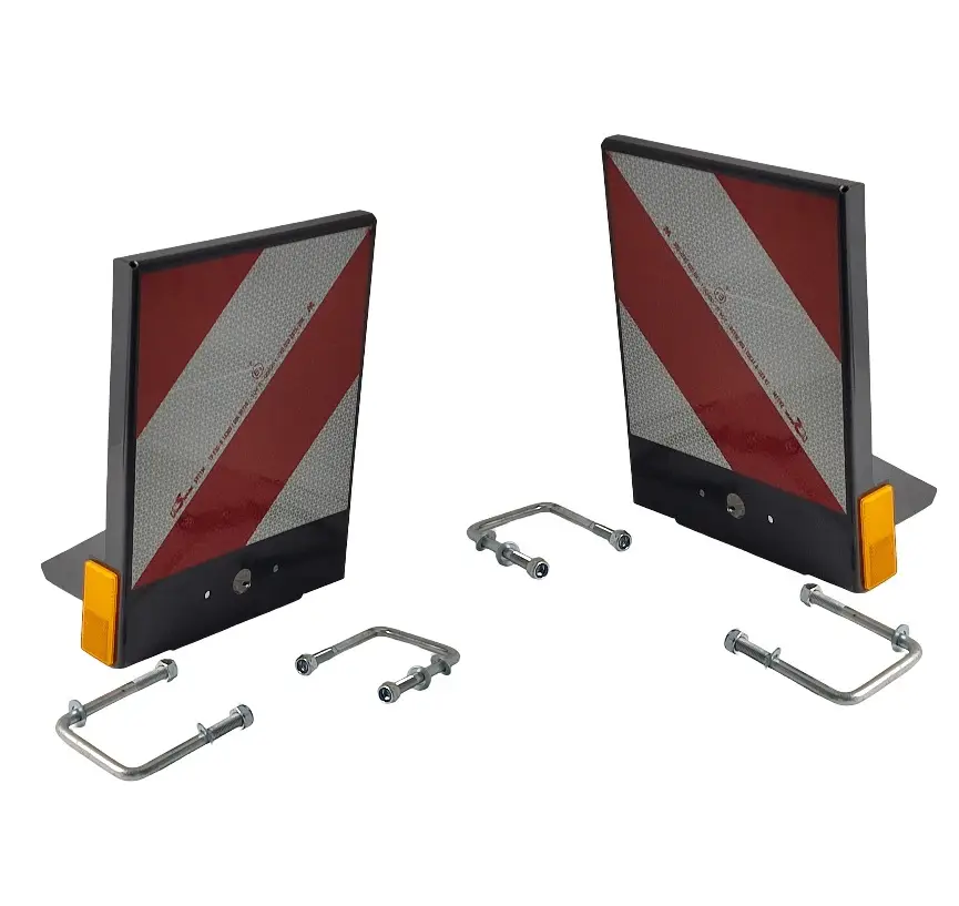Parking warning plate set (without lamps)