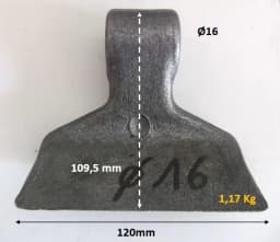Hammer RM8/M08 (1.17 kg, ⌀16, 40x120x109.5) (LFG, RFG, TSP)