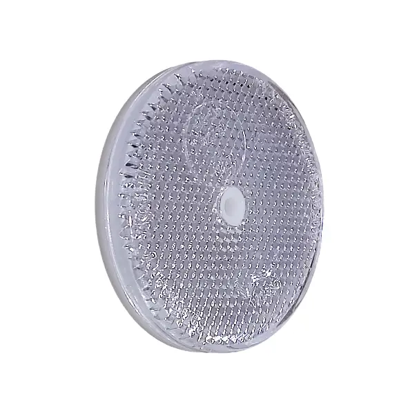 Reflector round white (with hole) 64 mm