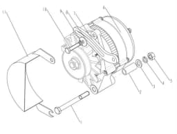 Alternator 14V 750W
