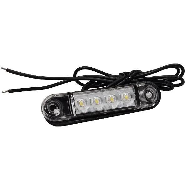 LED marker light LD 2327, white, 12/24V