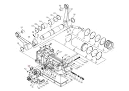 Hydraulic lifter control block