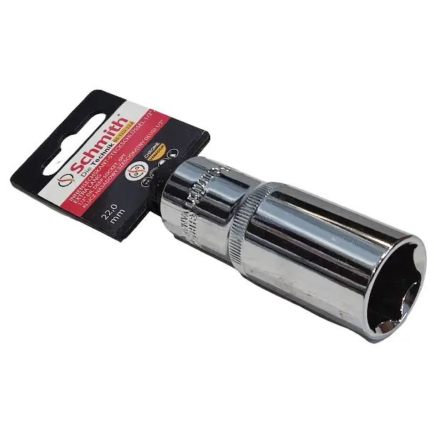 Hexagon nut socket 22 mm ½" (extended)
