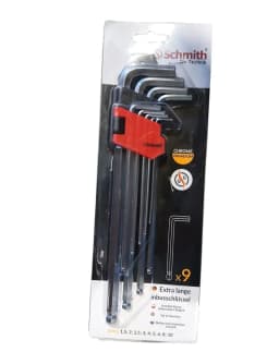 Inner Hexagon Key Wrench Set / L Wrench Set (9 PCS)