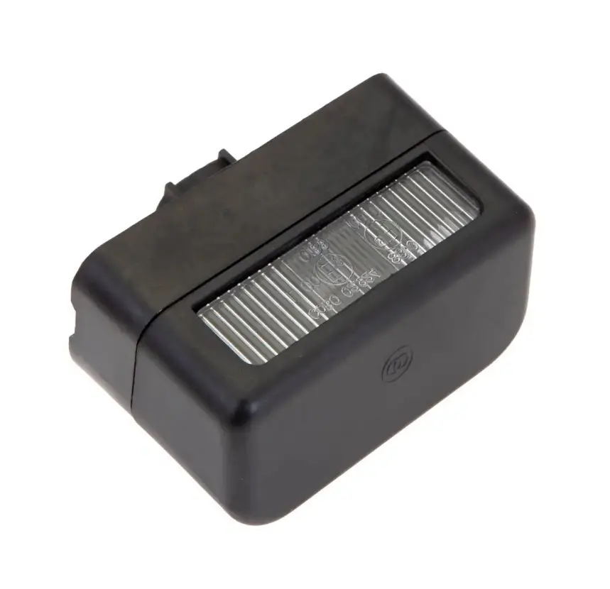 Number plate light, plast.