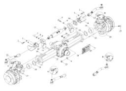 Tie rod L-h M14/M18