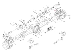 Tie rod R-h M14/M18