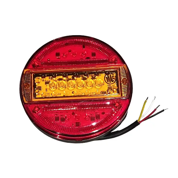 LED rear light (round) 12/24V