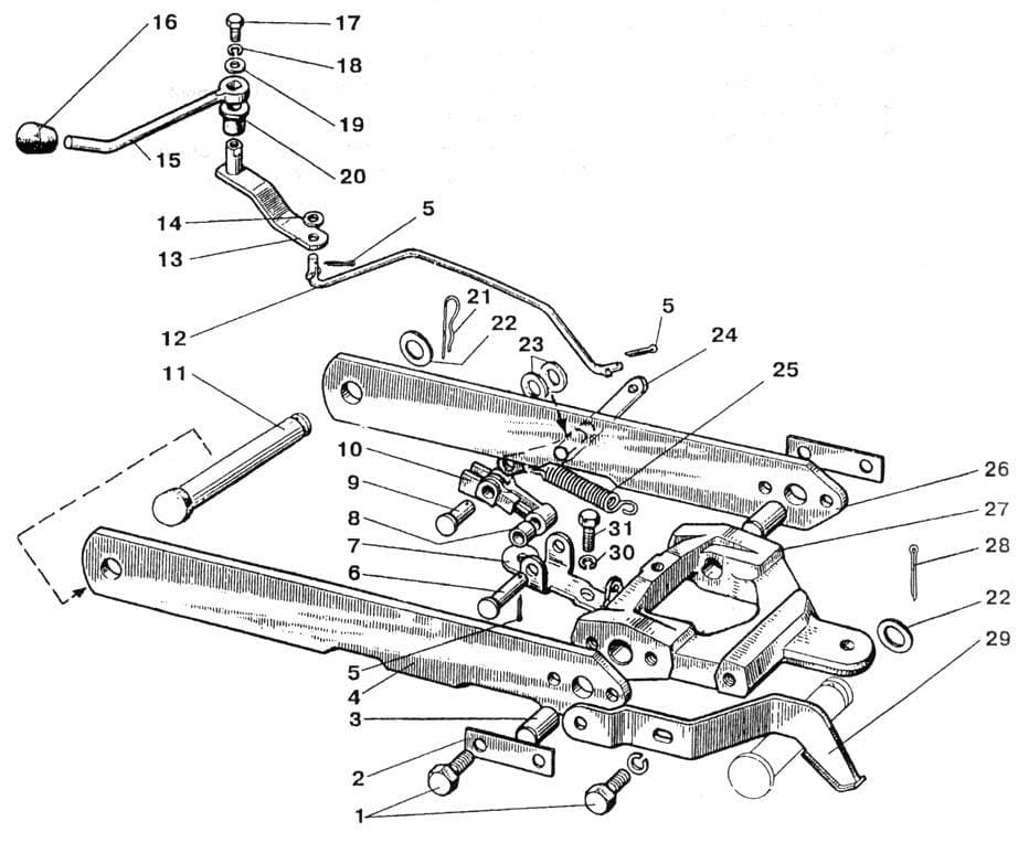 Trail hitch
