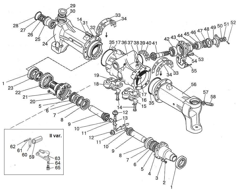 Front drive axle