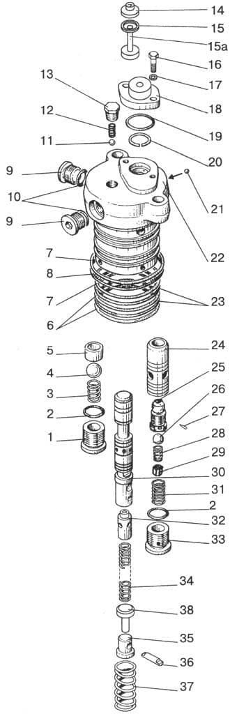Hydraulic distributor