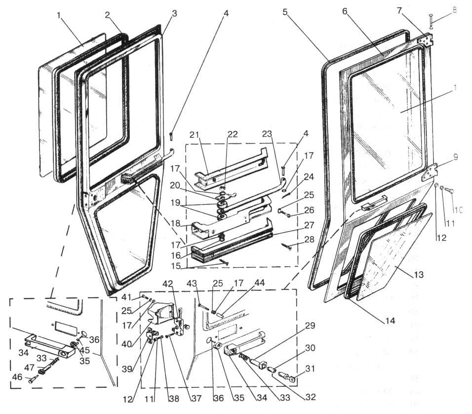 Cab doors