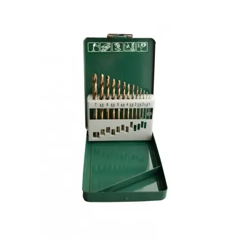 Grąžtų rinkinys metalui D 1.0-7.0 mm, 13 vnt. Drill bit set D 1.0-7.0 mm, 13 pcs