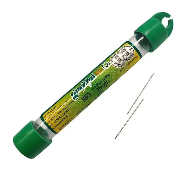 Grąžtas metalui D 0.5*22 DIN 338 Profi (2 vnt.) Drill for metal D 0.5*22 DIN 338 Profi (2 pcs.)