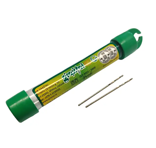 Grąžtas metalui D 1.0*34 DIN 338 Profi (2 vnt.) Drill for metal D 1.0*34 DIN 338 Profi (2 pcs.)