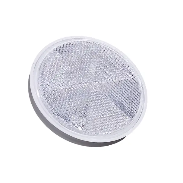 Atšvaistas apvalus, baltas (su varžtu) 85 mm Reflector round white (with bolt) 85 mm