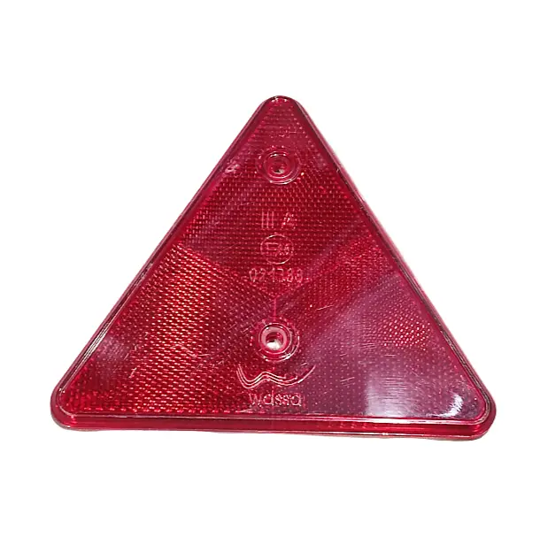 Atšvaistas trikampis, raudonas 15x15x15 cm Reflector triangular, red, 15x15x15 cm