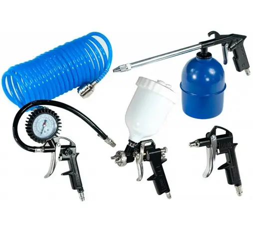 Kompresoriaus įrankių rinkinys dažymui Compressor tool kit for painting