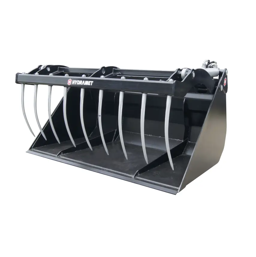 Bucket - crocodile with clamp Hydramet XL.SKR for telescopic loader Bucket - crocodile with clamp Hydramet XL.SKR for telescopic loader