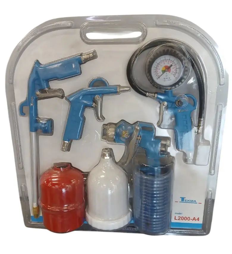 Kompresoriaus įrankių rinkinys dažymui Compressor tool kit for painting