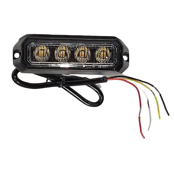 Strobе-type beacon 4LED, 12/24V, R65/R10 Strobе-type beacon 4LED, 12/24V, R65/R10