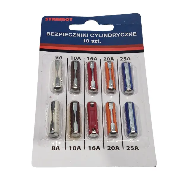 Saugiklių komplektas (10 vnt.) Fuse kit (10 pcs.)