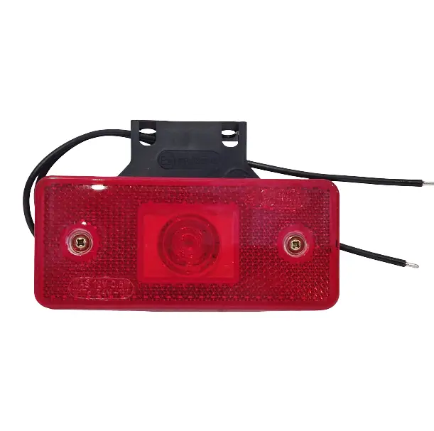 LED žibintas šoninis (gabarito) su laikikliu 12/24V LED side light (marker) with holder 12/24V