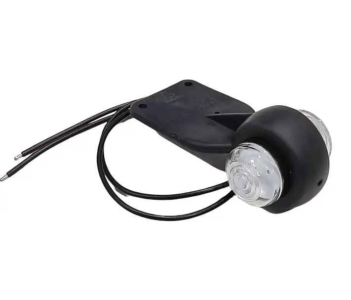 LED žibintas šoninis (gabarito), raudonas/baltas, 12/24 V LED side light (marker), red/white, 12/24V