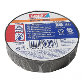 Black insulation tape TESA 19 mm / 33 m