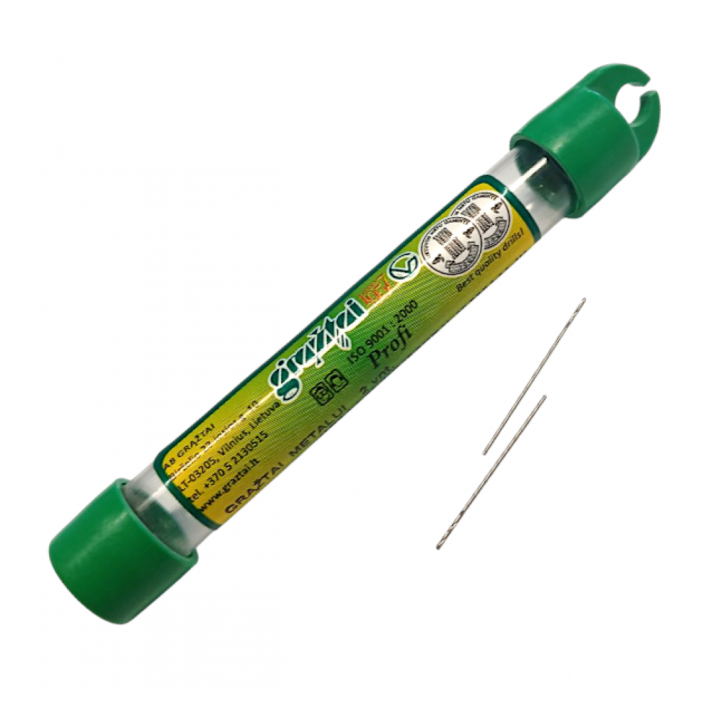 Сверло по металлу D 0.5*22 DIN 338 Profi (2 шт.)