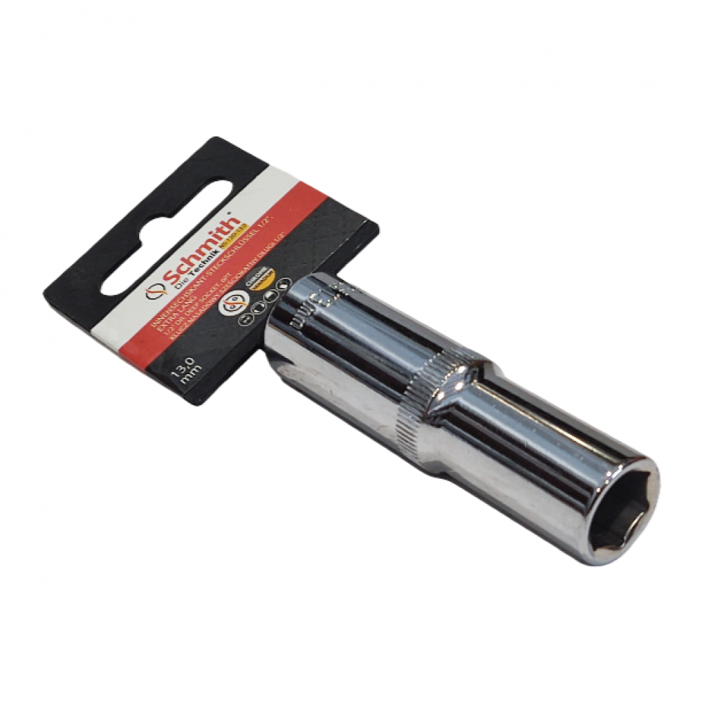 Galvutė veržliarakčio 6-kampė 13 mm ½" (prailginta)