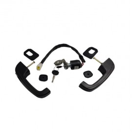 Door handles with ignition switch