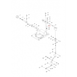 Kaištis fiksavimo 22.5x5 mm