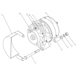 Generatorius 14V 750W