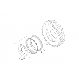 Шайба болта крепления груза 17x31x5