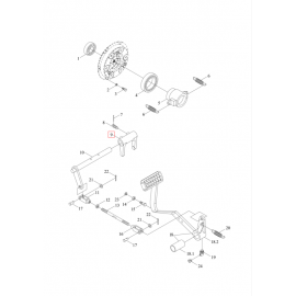 Вилка управления сцеплением
