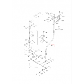 Trosas rankinio stabdžio kair.