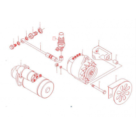 Свеча накаливания подогрева с трубкой