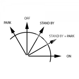 Light & Ignition switch 4 positions (6 cont.)