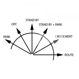 Замок зажигания 6 позиций (7 конт.)