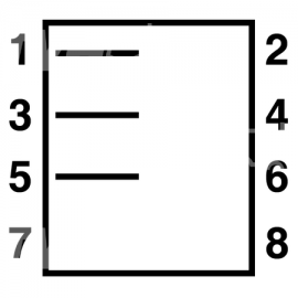 Switch 3 positions (3 cont., 12/24V, 16/8A)
